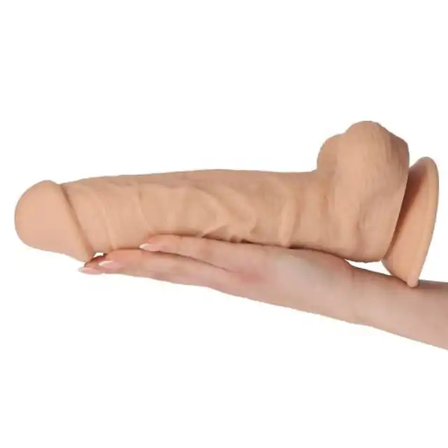 Real Safe - Big Arm Flesh. Realistyczne dildo o imponującym, nadzwyczajnie dużym rozmiarze=. Naturalne doznania w powiększonym wydaniu
