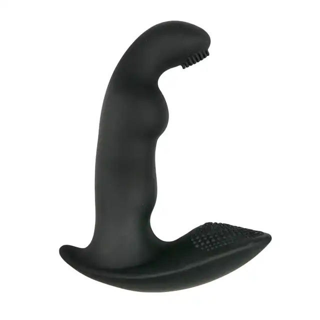 Easy Toys - Dynamic Duke Ribbed. Wibrator analny z końcówką z wypustkami, idealny do stymulacji prostaty, osiągnij jeszcze mocniejsze orgazmy