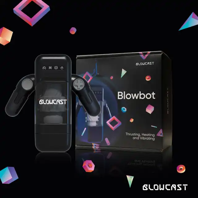 BLOWCAST - Blowbot Automatic Masturbator. Nowoczesny masturbator z wibracjami, funkcją ruchu posuwistego i podgrzewaniem. Nowy wymiary realistycznej przyjemności