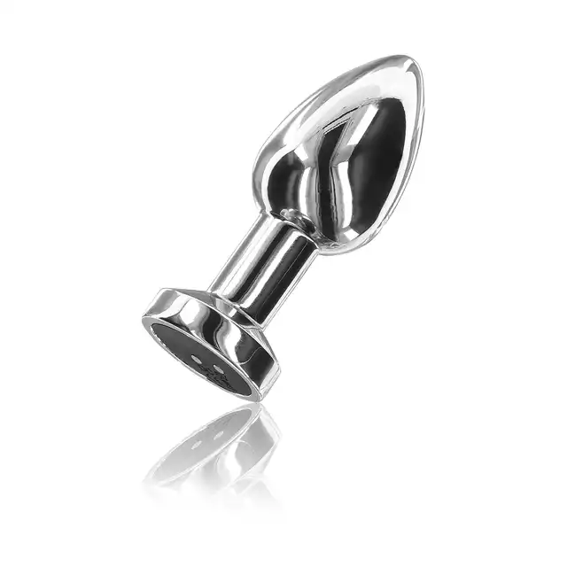 Toy Joy - The Glider Medium Buttplug. Wibrujący korek analny ze stali nierdzewnej, trwałość, moc i elegancja podnoszące intymność na wyższy poziom 