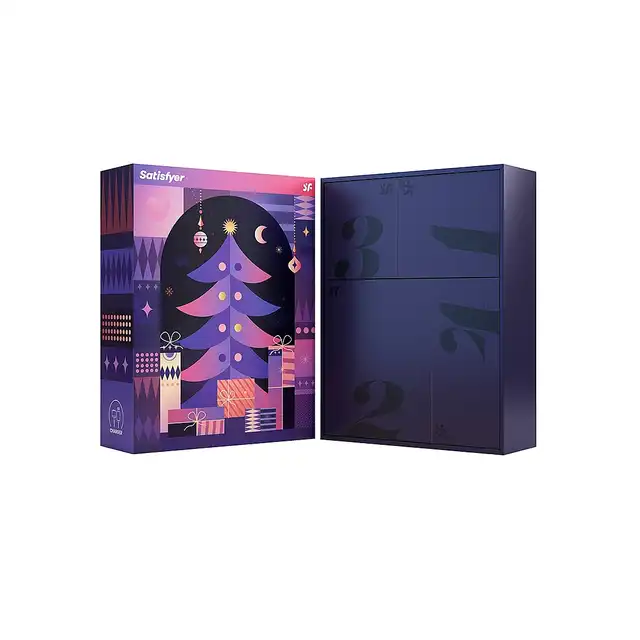 Satisfyer - Christmas Advent Box. Zestaw upominkowy w formie kalendarza adwentowego. Specjalnie wyselekcjonowane gadżety ucieszą każdego obdarowanego