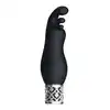 Royal Games - Exquisite Black. Luksusowy wibrator do łechtaczki z potrójną, innowacyjną końcówką. Połączenie elegancji i szalonej rozkoszy