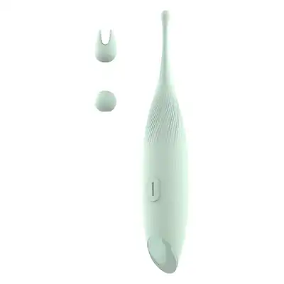 Glam - Pin Point Stimulator - wielofunkcyjny wibrator z precyzyjną kocówką. Wymienne nasadki