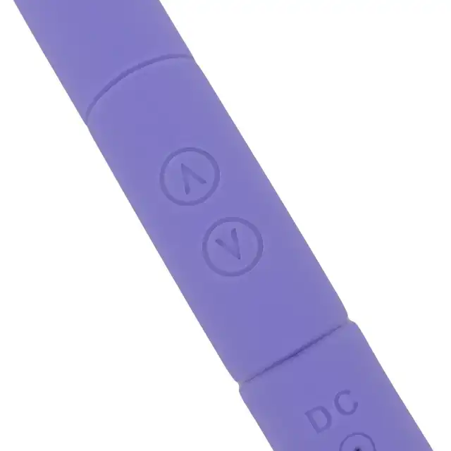 Good Vibes Only - Double End Vibrator Leah - Purple. Wibrator podwójny, o 10 cudownych trybach wibracji, wykończone ultra gładkim silikonem