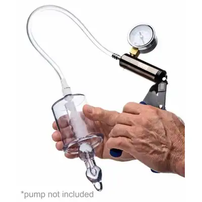 Tom Of Finland - Anal Rosebud Vacuum With Beaded Rod. Akrylowa próżniowa nakładka do zestawu pompki dla zaawansowanych, genialna do tworzenia analnej róży