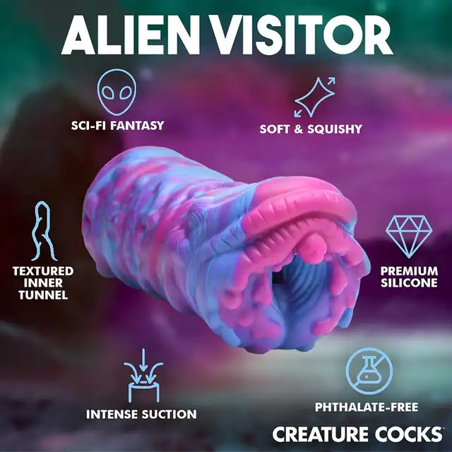 Creature Cocks - Cyclone Alien Vagina Stroker. Futurystyczna wagina kosmitki. Niesamowity masturbator