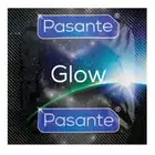 Pasante - Glow in the Dark 3szt. Fluorescencyjne prezerwatywy, świecące w ciemności, prezerwatywa o anatomicznym kształcie 