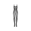 Obsessive - Bodystocking G335 S/M/L. Seksowny bodystocking z drobnej siateczki w kolorze czarnym. Z otwartym krojem - gwarancja gorącego wieczoru!