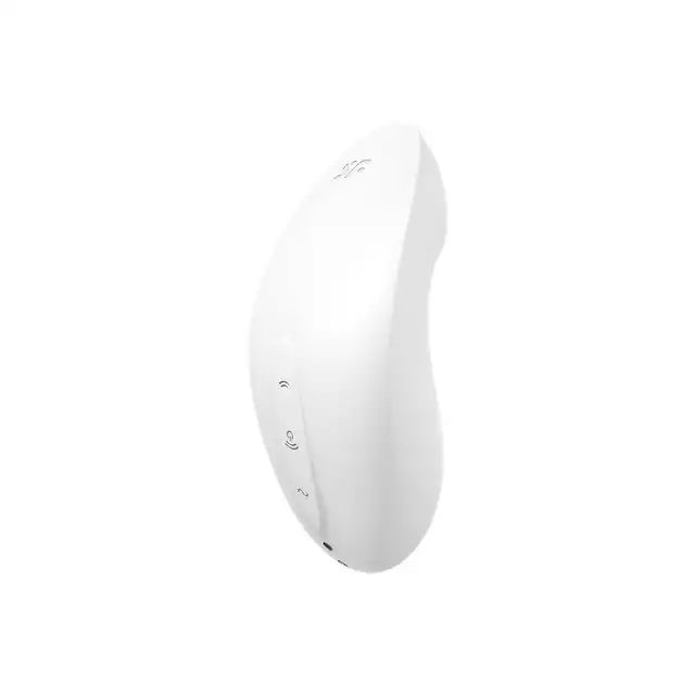 Satisfyer - Vulva Lover 2. Biały stymulator łechtaczki z funkcją air pulse oraz wibracjami. Przenieś się do świata rozkoszy. 