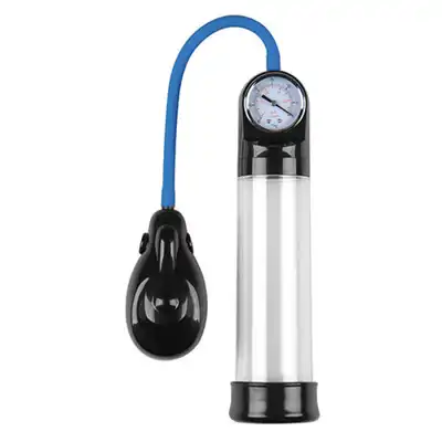 Pump up - Pressure Touch Automatic. Automatyczna pompka do penisa z bezbarwnym cylindrem do obserwacji efektów, skuteczna i prosta w użyciu