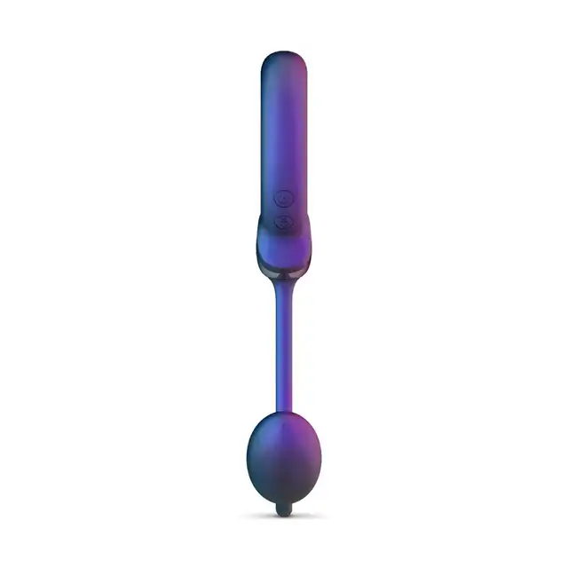 Hueman - Cockring with Anal Ball. Ring erekcyjny z wtyczką analną, wyjątkowa zabawka zapewniająca intensywną podwójną stymulację, opóźnienie wytrysku i przedłużenie stosunku