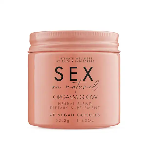 Bijoux Indiscrets - Sex Orgasm Glow. Mieszanka naturalnych składników i ziołowych ekstraktów wspomagająca obniżenie poziomu stresu i zwiększenie libido. Mega Sale!