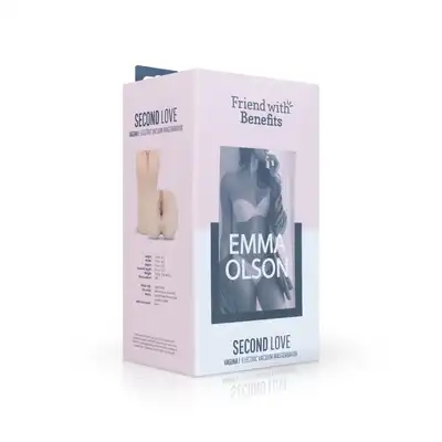 Friend With Benefits - Emma Olsen Electric Masturbator with Suction. Realistyczna wagina kobiety sukcesu, wibracje i funkcja próżni gwarantują przyjemność