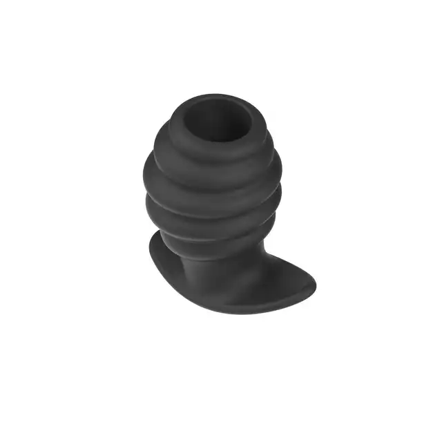 Extreme - Wtyczka Invader Open Plug XLarge. Duży, żebrowany tunel analny o średnicy zewnętrznej 6,5 cm. Eksperymentuj i ciesz się rozkoszą. 