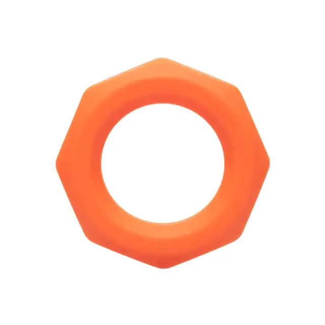 Calexotics - Alpha Ring Liquid Silicone Sexagon Ring. Ultra rozciągliwy pierścień erekcyjny wykonany z płynnego silikonu o unikalnym sześciokątnym wzorze, zapewniający doskonałe wsparcie dla erekcji