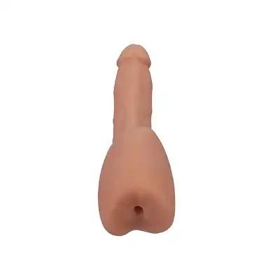 Lena Moon - Dildo with Penetrable Ass - Transgirls. Innowacyjny, rewelacyjny masturbator dla mężczyzn w stylu transgirl z realistycznym odlewem penisa