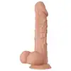 Baile - Beautiful Buraq. Realistyczne, żylaste dildo z jądrami i zarysowaną żołędzią. Podwójny, elastyczny materiał doskonale imituje ludzką skórę