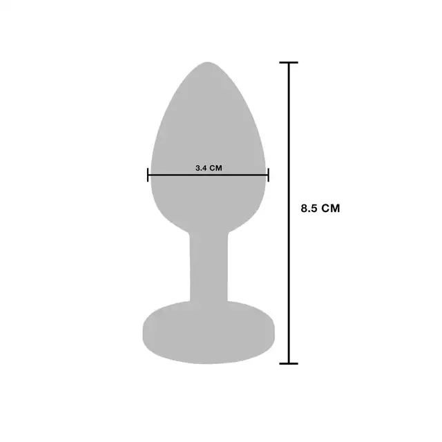 Toy Joy - The Glider Medium Buttplug. Wibrujący korek analny ze stali nierdzewnej, trwałość, moc i elegancja podnoszące intymność na wyższy poziom 