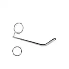 Ouch! - Urethal Sounding Metal Dilator Stick. Metalowy zakrzywiany dilator z ringiem. Bardziej zaawansowana forma stymulacji. 
