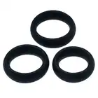Toyz4Lovers - Timeless Cock Rings (3 pcs) - zestaw trzech czarnych ringów na penisa. Dłuższa erekcja 