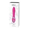 Elys – Concave Pink USB. Różowy, wykonany z silikonou wibrator do stymulacji punktu G. Intrygujący wklęsły design. 