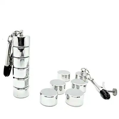 Black Label - Stackable Magnetic Weight 50 Gr. Jedna sztuka magnesu obciążającego do klamerek na sutki, najwyższej jakości stal nierdzewna