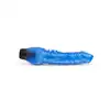 Easy Toys - Jelly Infinity Realistic Vibrator Blue. Żelowy, realistyczny wibrator o dodatkowych żłobieniach na trzonie, naturalna stymulacja z regulowaną wibracją