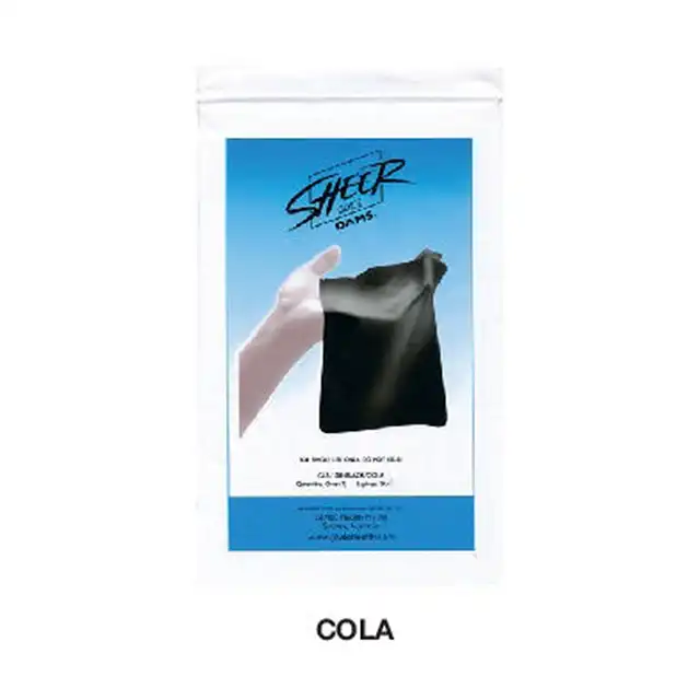 Sheer Glide - Dental Dams Glyde Black Cola 1 szt. Czarna maska oralna o zapachu coli wykonana z cienkiego naturalnego lateksu. Gwarancja bezpieczeństwa i przyjemności. 