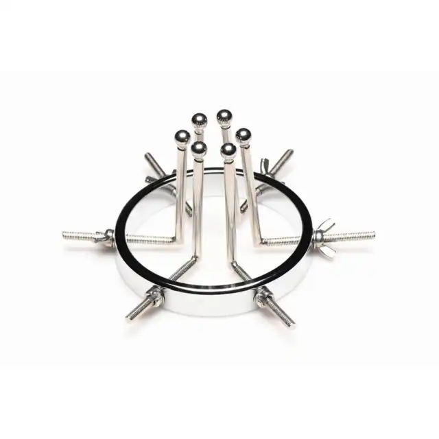 Master Series - Oculus Stainless Steel Anal Explorer. Ekstremalny wziernik analny ze stali nierdzewnej o max. rozwarciu 10 cm. Mocne doznania!