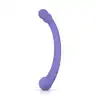 Good Vibes Only - Double End Vibrator Leah - Purple. Wibrator podwójny, o 10 cudownych trybach wibracji, wykończone ultra gładkim silikonem