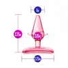 Play With Me – Jolly Plug Pink. Różowa, mała wtyczka analna z szeroką podstawą wykonana z elastycznego, miękkiego TPE