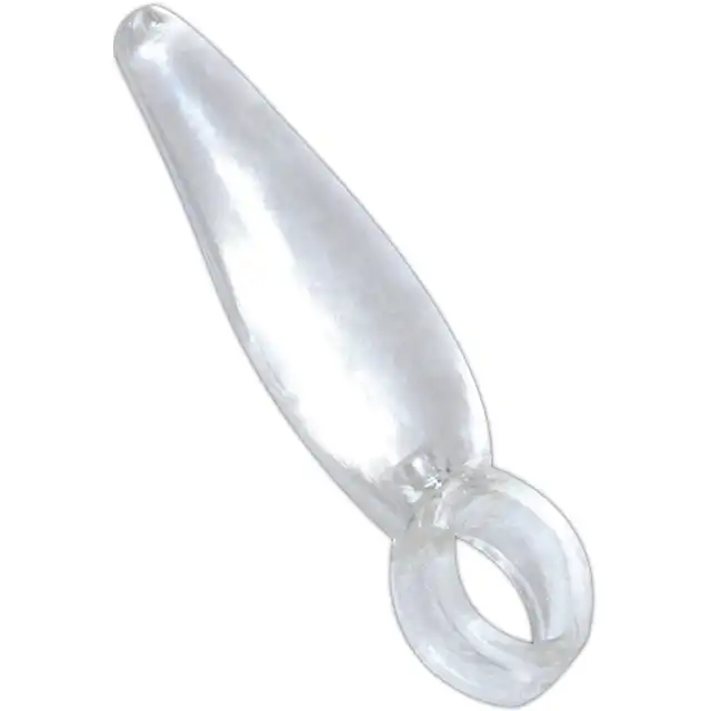 You2Toys - Anal Finger Clear. Przeźroczysta, mini wtyczka analna z uchwytem na palec. Wygoda i komfort dla początkujących