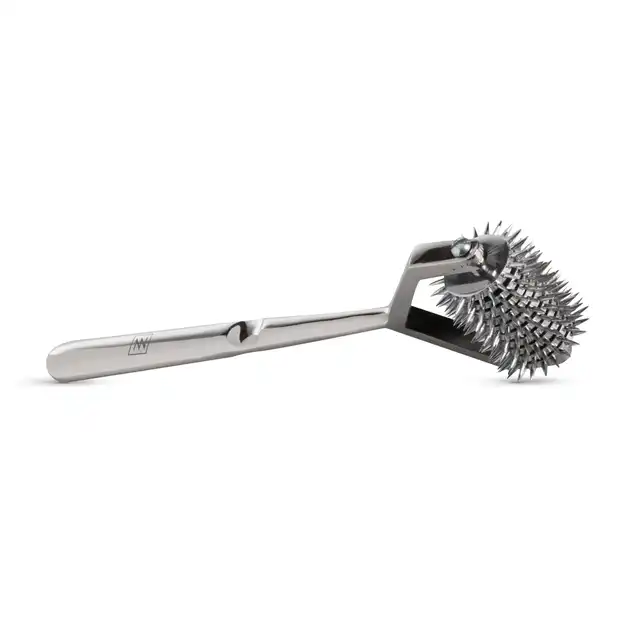 Sinner Gear - Unbendable Pinwheel With 10 Wheels. Metalowe radełko o wygodnej rączce. Doskonałe do BDSM. 
