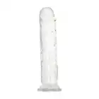 Real Rapture - Dildo Clear Flavour Small - realistyczne dildo z przyssawką. Przezroczyste
