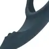 Boners  - Triple Cockring USB. Potrójny, wibrujący ring na penisa ze stymulującą wypustką. Doznania dla obydwojga
