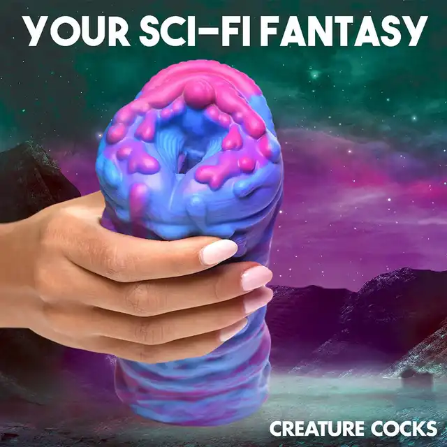 Creature Cocks - Cyclone Alien Vagina Stroker. Futurystyczna wagina kosmitki. Niesamowity masturbator
