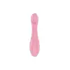 Satisfyer - G-Force Pink. Silikonowy wibrator do stymulacji punktu G z lekko zakrzywionym kształtem i spłaszczoną końcówką do precyzyjnej stymulacji