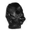 Ouch! - Blindfolded Mask with Breathable Ball Gag - maska na twarz z gagiem, kneblem oraz maską na oczy. Odetnij zmysły!