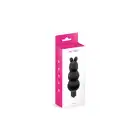 My First - Teddy Black. Wyjątkowy, niewielki wibrator w kształcie misia, który łączy zmysłową przyjemność z uroczym designem, oferując 7 trybów wibracji