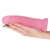 Toyz4Lovers - DiegoTransparent Pink. Różowe, transparentne realistyczne dildo z mocną przyssawką. 21,5 cm długości, 6 cm średnicy