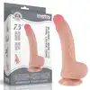 LoveToy - Sliding Skin Dual Layer Dong 7.5`. Realistyczne dildo, innowacyjna technologia podwójnej gęstości oraz potężna przyssawka, gwarantujące unikalne i satysfakcjonujące doznania