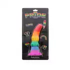 Pride - Cheeky Boytoy. Tęczowa wtyczka analna z silikonu premium z wygięciem do stymulacji punktu P