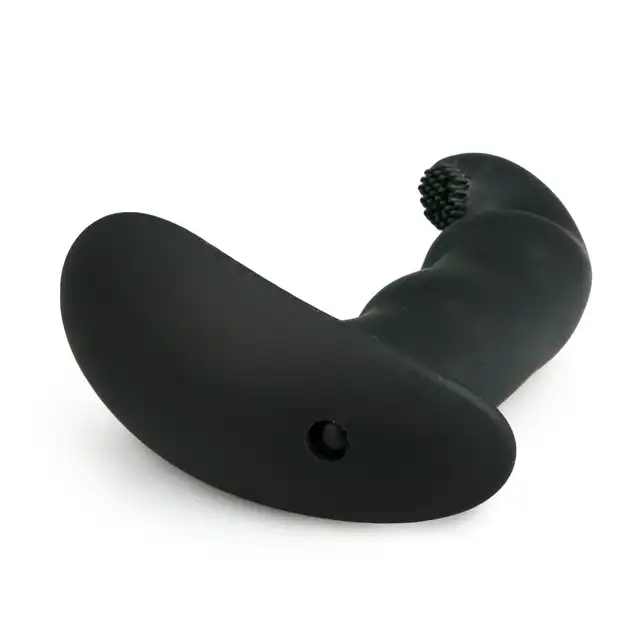 Easy Toys - Dynamic Duke Ribbed. Wibrator analny z końcówką z wypustkami, idealny do stymulacji prostaty, osiągnij jeszcze mocniejsze orgazmy