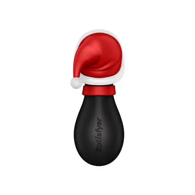 Satisfyer - Penguin Holiday Edition. Genialny stymulator ciśnieniowy, stymulacja łechtaczki ssącymi falami powietrza. Nowe, świąteczne wydanie kultowego Pingwinka, genialne na prezent pod choinkę