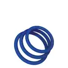 Zolo - Classic Stretchy Silicone Cock Ring. Zestaw trzech pierścieni erekcyjnych, wzmocnienie erekcji i przedłużenie stosunku