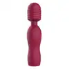 Dream Toys - Glam Travel Wand. Bordowa,e elegancka mini, magiczna różdżka doskonała do zabrania w podróż!