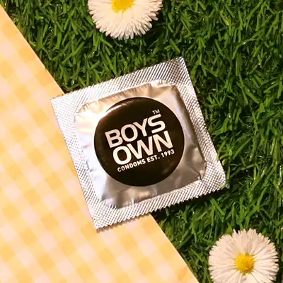 EXS - Boys Own 1szt. Wzmacniane prezerwatywy do seksu analnego, dodatkowo wzmocnione, przeznaczone do intensywnej penetracji