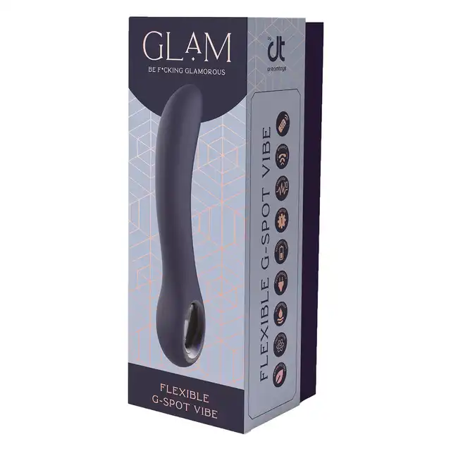 Glam - Flexible G-Spot Vibe - wibrator do perfekcyjnej stymulacji punktu G. Wyjątkowo giętki