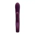 Toyz4Lovers - Rabbit Twin Touch Purple - elegancki wibrator z króliczkiem z wygodnym uchwytem. Fioletowy