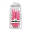 Toyz4Lovers - Romolo and Remo Double. Podójne, realistyczne, przejrzyste różowe dildo z przyssawką. 21 cm długości, 5 cm średnicy